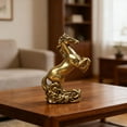 thumbnail image 2 of 1 Pcs Brass Horse Statue Chinese Feng Shui Figurine with Cloud Base, 2 Inch Desktop Ornament for Home Office Decor, 2026 Year of the Horse Collectible Craft Gift, 2 of 8