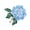 Blue, variant on Alloy Enamel Hydrangea Pin Floral Brooch For Women Portable Jewelry Accessory Gift