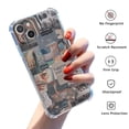 thumbnail image 2 of Retro Life Collage Case for iPhone 14 Plus,Aesthetic Art Design Pattern Soft Full TPU Bumper Cover, 2 of 5