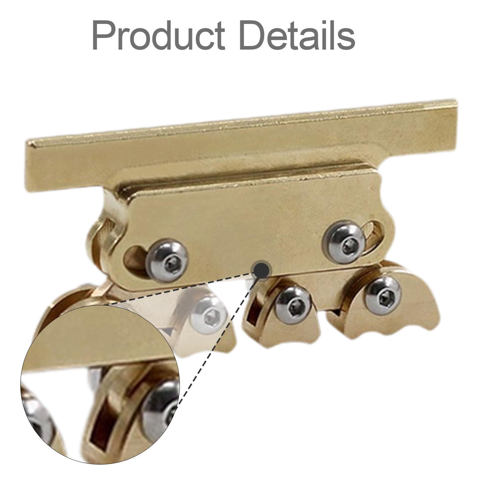 Radius Adaptive Guitar Fret Press Copper Tool Compact Design for Acoustic Bass Guitars DIY Repair