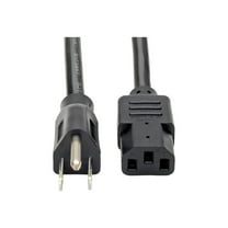 Tripp Lite 2ft Heavy-Duty Computer Power Cord (NEMA 5-15P to IEC-320-C13)