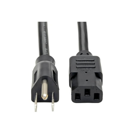 Tripp Lite 12ft Heavy-Duty Computer Power Cord (NEMA 5-15P to IEC-320-C13)
