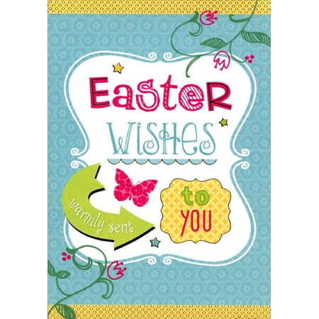 Designer Greetings Warmly Sent Wishes Easter Card