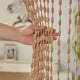 thumbnail image 5 of Naiovety Cortina de cuentas de hilo para puertas, cortinas de madera para puertas de patio, divisores de ambientes, ventanas y pasillos. Sombras de ventana mi, 5 of 6