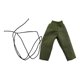 thumbnail image 3 of Pantalones de masculino 1/18, Mini pantalón largo de pierna ancha para figuras de muñecos masculinos de 3,75 pulgadas verde, 3 of 7