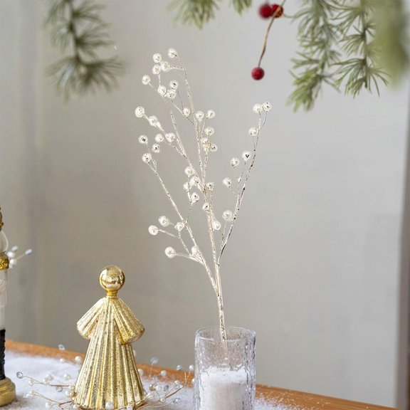 Upgraded Christmas Tree Decoration Pentagram Decoration Crystal Arrangement Crystal Branches For Christmas Tree Decoration Artificial Branches For Festive Decoration E