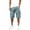 W7-Light Blue, variant on Homeyce Long Cargo Shorts for Men Elastic Waist Long Blew Knee Capri Shorts Multi-Pocket Below Knee Cargo Shorts Classic Military Summer Workout Hiking Bermuda Shorts,Gray M