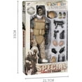 thumbnail image 3 of Cocobaby 1/6 Special Force Wounded Soldier Action Figure Army Action Figures Playset Toys, 3 of 15