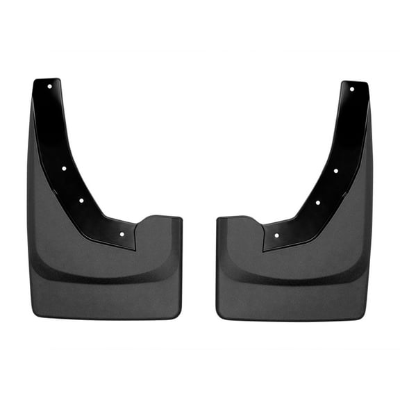WeatherTech Custom No Drill Splash Guard MudFlaps compatible with Ram 1500 TRX, Ram Truck 1500 TRX, Rear Pair - Black