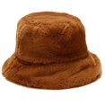 thumbnail image 1 of Women Bucket Hat Simple Fashion Solid Color Bucket Cap Fisherman Hat for Winter, 1 of 10