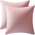 thumbnail image 1 of Chenchen Throw Pillow Covers 20x20 Pink: Pack of 2 Cozy Soft Velvet Square Modern Luxury Decorative Throw Pillow Cases for Sofa Couch Living Room Bed Home Decor, 1 of 1