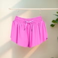 thumbnail image 4 of Pantalones Cortos Elásticos para Correr Entrenamiento Yoga 2 en 1 Spandex Forma Física, 4 of 9