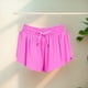 thumbnail image 4 of Pantalones Deportivos Pantalones Yoga Alta Elasticidad Falda Tenis Bolsillo Sexy Nude Agradable para La Piel (rosa Rojo XL), 4 of 9