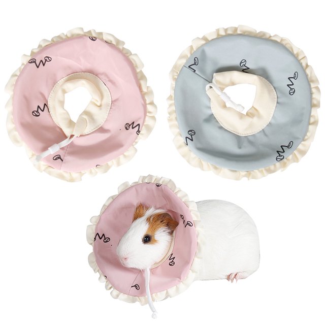 Hamster Récupération Col Réglable - Doux Hamster Cou Cône Petit E-Collier pour Animaux de Compagnie