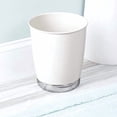 thumbnail image 2 of Interdesign 74721 York White-Chrome Bathroom Can, 2 of 3