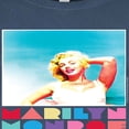 thumbnail image 3 of Marilyn Monroe - Pop Culture Icon - Retro Color Letters - Juniors Fitted Graphic T-Shirt, 3 of 5