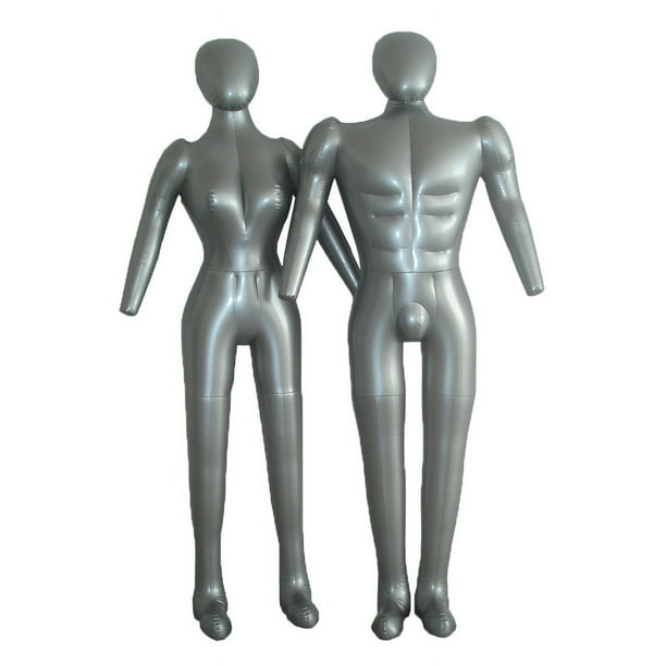 Maniquí Inflable Flexible De Cuerpo Completo Para Exhibición De Ropa - Modelo Masculino Portátil Para Tiendas Y Ferias