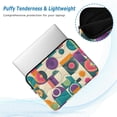 thumbnail image 2 of FORMRS 13-13.3 inch Laptop Sleeve Case Soft Carrying Quilted Computer Bag Cover, Purple Geometric, 2 of 7
