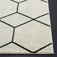thumbnail image 3 of SAFAVIEH Tulum Carmella Geometric Runner, 2'2" x 9', Ivory/Black, 3 of 8