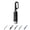 Black, variant on Inverted Umbrella with Carabiner Handle, Windproof Sun & Rain, Portable Reverse Fold for Men & Women