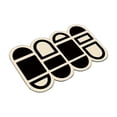 thumbnail image 1 of Fresh Designs,Floor Mat, Entry Mat, Waterproof, Non-Slip Surface, Modern Design, For Home, Kitchen, Bathroom, Heavy-Duty Rubber, Easy Clean, Entryway, Hallway, Living Room Mat | 100%Polyester, F, 1 of 8