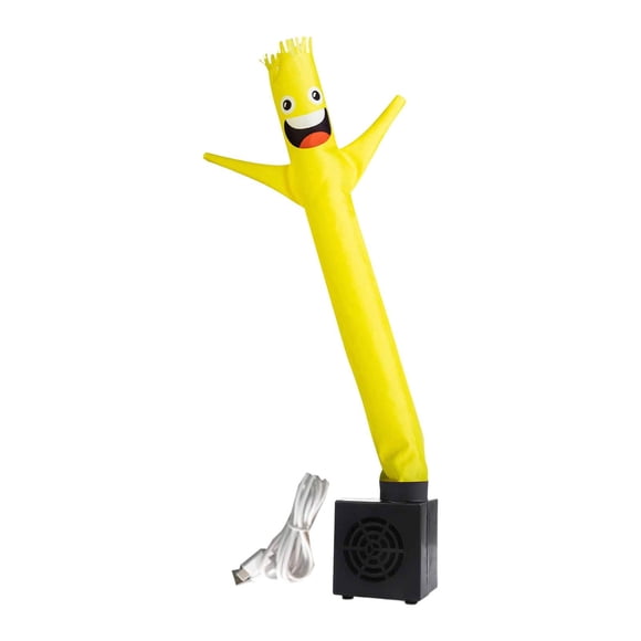 Elodie Air Mini Inflatable Tube Man Birthday Shelf Wacky Waving Inflatable Tube Guy Yellow