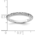 thumbnail image 3 of 14k White Gold 3mm Filigree Wedding Band Ring Fancy, 3 of 12