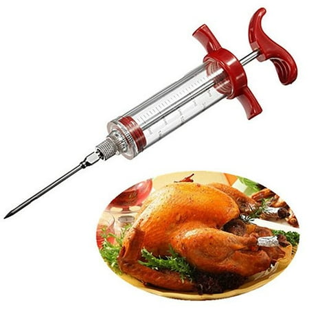 

HAOAN Bbq Meat Syringe Marinade Injector Poultry Turkey Chicken Flavor Syringe Cooking Sauce Injection Tool Kitchen Accessories