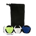 thumbnail image 3 of Footbag Set 3 Pack Hacky Juggling Footbags with Drawstring Storage Bag Small Kick Balls for Beach Backyard Lawn Games Travel Outdoor Practice, 3 of 7