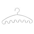 thumbnail image 2 of Colgador de sujetador para mujer, corbatas, bufandas, cinturón, colgador de armario de acero inoxidable, organizador, tendedero para armario de sala, 2 of 8