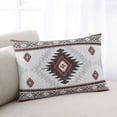 thumbnail image 2 of Brown Beige Boho Throw Pillow Cover 12 x 20 Inch Decorative Pillow Cover Vintage Ethnic Tribal Southwestern Lumbar Pillowcase Seasonal Rectangle Cushion Case for Couch Sofa Bed Living Room, 2 of 7