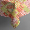 thumbnail image 5 of Pioneer Flower Floral Print Pattern Square Tablecloth, Waterproof Wipeable Spillproof Washable Table Cover for Home Kitchen Party Decor, 60"x60", 5 of 6