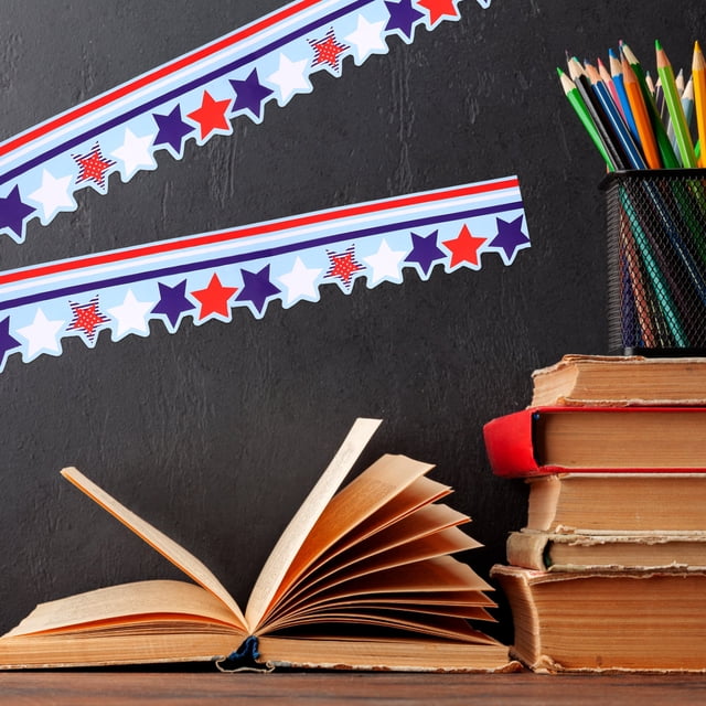 unbranded Bordes Adhesivos Decorativos Con Para Fiestas Y Escolar