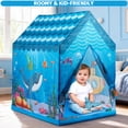 thumbnail image 6 of Undersea World Kids Play Tent, Kids Play Tent Foldable Indoor Outdoor Party Undersea World Playhouse Tent Toy for Boys Girls, 6 of 7