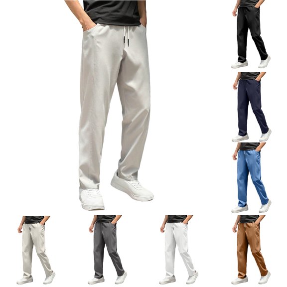 Lzobxe Pants for Men Cooling Twill Quick-dry Work Summer Moisture-wicking Hiking,Size S-2XL