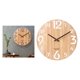 thumbnail image 2 of Reloj de pared de madera apilable tridimensional de 30 cm para el hogar y la oficina. 414, 2 of 7