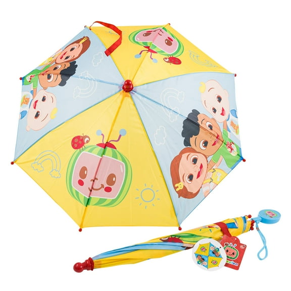 Cocomelon Stick Umbrella with Clamshell Handle 21"