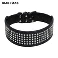 thumbnail image 2 of Collar para perro con diamantes de imitación Berry Pet: 5 filas de cuero PU con incrustaciones de diamantes de cristal brillantes, 2 of 5