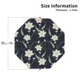 thumbnail image 2 of Easygdp Lilies Flowers or Leather Coasters Set of 4 Coaster, Non-Slip, Heat Resistant for Home, Office, Kitchen (Round,Square,Octagon,Hexagon)-Octagon, 2 of 6