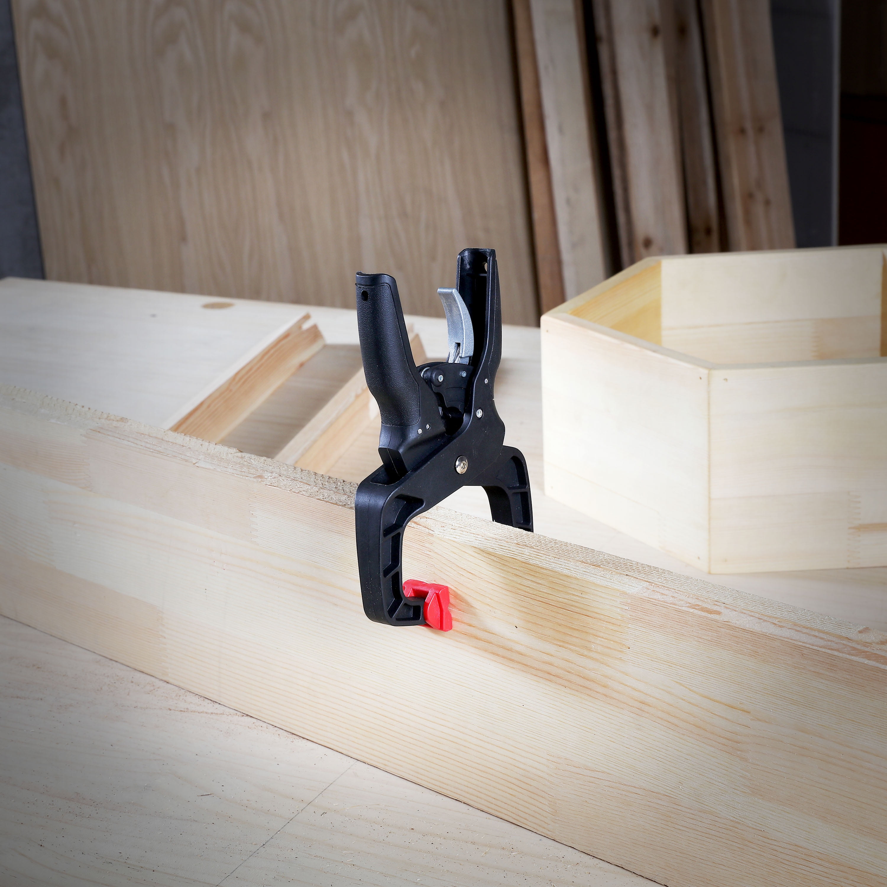 (2 pack) Hyper Tough 2-inch Ratcheting Clamp with Quick-Release Grip