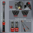 thumbnail image 6 of 23PCS 1/2-Inch Drive Torque Wrench Set, 10-170FT.LB/13.6-230.5Nm, 1/2 Drive Click Torque Wrench, 72-Tooth Dual-Range, ±3% Precision Adjustable Torque Wrenches for Cart, Motorcycle, Lug Nut, 6 of 6