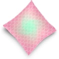 thumbnail image 5 of Mermaid Tail Trendy Gradient Velvet Plush Throw Pillow Cushion Case Cover - 18" x 18" - Invisible Zipper Home Decor Floral for Couch Sofa No Insert, 5 of 5
