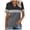 B-Black, variant on Womens Long Sleeve Shirts V Neck Criss Cross Solid Color Blouses Loose Casual Fall Lightweight Tunic Tops