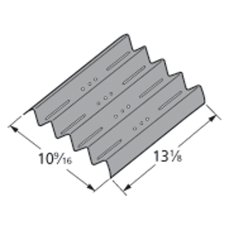 music city metals 97061 porcelain steel heat plate replacement for select kenmore gas grill models