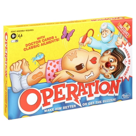 Only At Walmart: Operation Board Game, Includes Activity (Best Ios Board Games 2019)