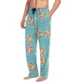 thumbnail image 5 of Top-kevin Summer Red Lobster Pajama Pants Crayfish Men's Pajama Bottoms Lounge Sleepwear PJs Sleep Pants, 5 of 11
