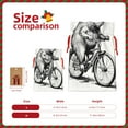thumbnail image 3 of Kdxio Capybara Riding Bicycle Christmas Gift Bags, Birthday gift bags Xmas Presents Bags Holiday Gift Bags for Christmas Gifts, Weddings and Birthday-, 3 of 9