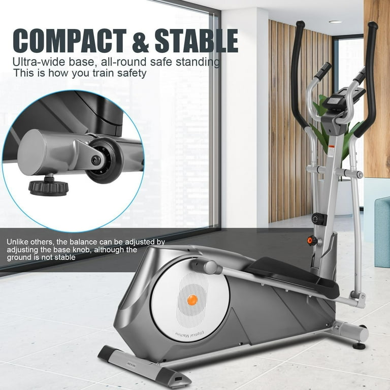 VIBESPARK Elliptical Trainer with 22 Levels of Magnetic Resistance