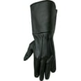 thumbnail image 3 of Medieval Gauntlet Leather Cosplay Gloves Long arm cuff, 3 of 5