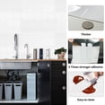 thumbnail image 3 of DEWOO Thick Square Kitchen Peel and Stick Backsplash Mosaic Tiles Square Self Adhesive Wall Tile Checkerboard Checkered Stickers,White (10-Sheet,12"x12"), 3 of 12